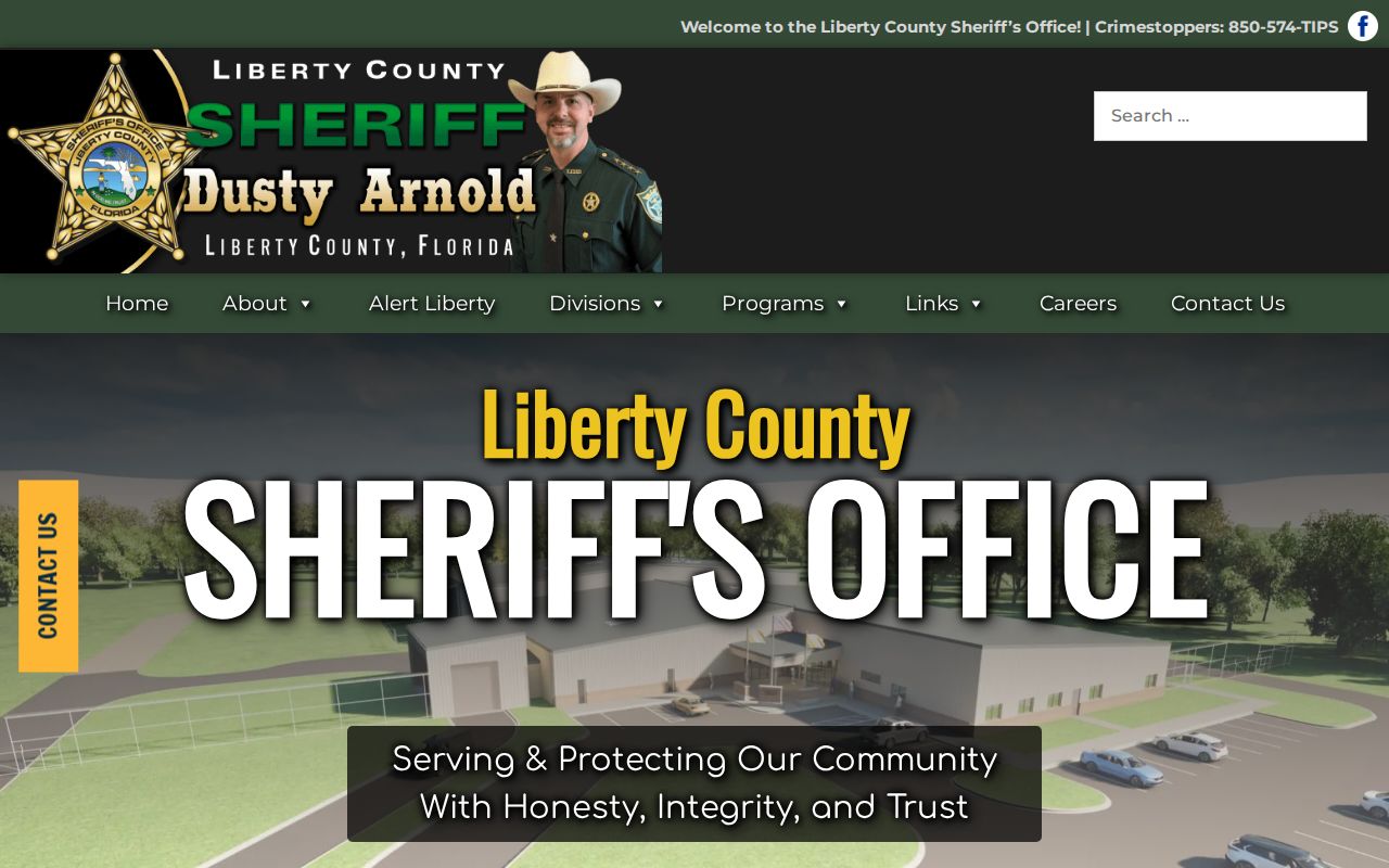 Liberty County 24 hour release research on the sheriff website